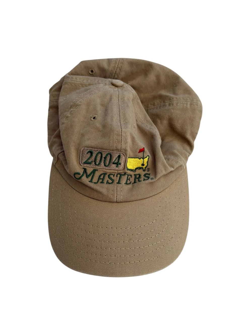 2004 Masters Khaki Golf Cap American needle made in USA